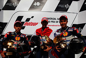 Indonesian Honda Rider Echoed the National Anthem, Indonesia Raya In Asia Talent Cup Race